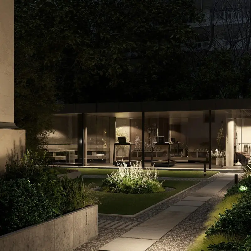 Visualisation of the townhouse interior — Sobieskiego 5