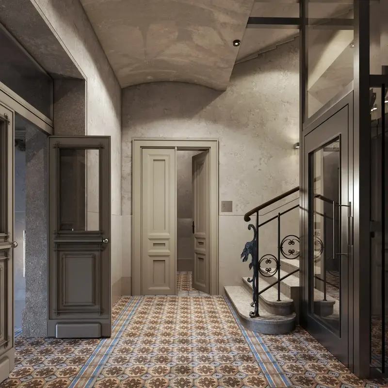 Sobieskiego 5 — staircase