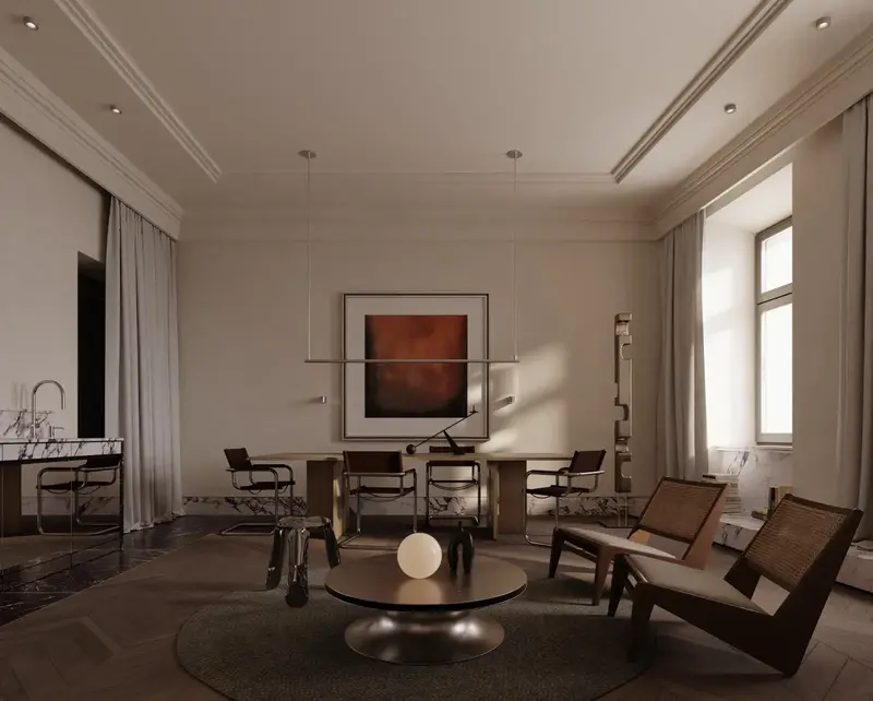 Visualisation of apartment 06, 49.08 m² — view 1