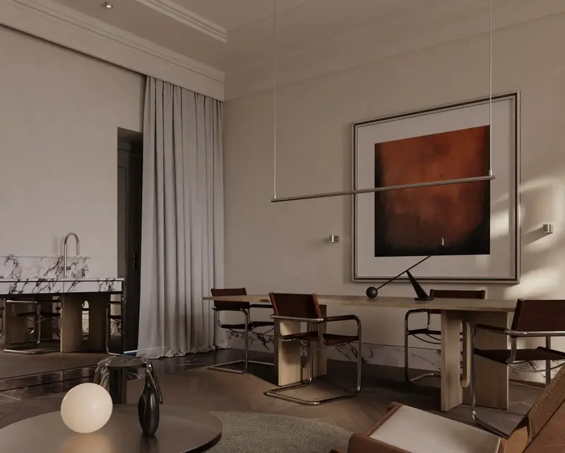 Visualisation of apartment 06 — view 2