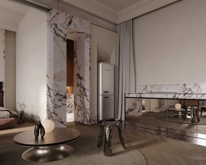 Visualisation of apartment 06 — view 3