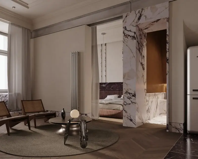 Visualisation of apartment 06 — view 4